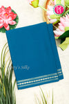 Pure Mysore Crepe Silk Saree-Tealblue-PA20546