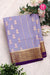 Pure Mysore Crepe Silk Saree -Lilac And Purple-PA01166