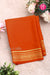 Pure Mysore Crepe Silk Saree -Orange-PA11099