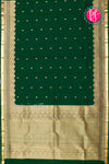 Pure Kanchipuram Silk Saree-Bottlegreen-PA27235