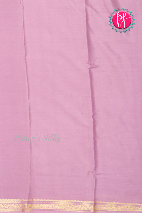 Pure Mysore Crepe Silk Saree-Imperial Purple And Mauve- PA28638