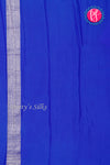 Pure Brocade Designer Crepe Silk Saree-Royalblue-PA35819