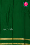 Pure Mysore Crepe Silk Saree-Pink And Green-PA22264