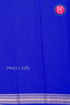 Pure Mysore Crepe Silk Saree-Royalblue-PA35304