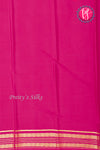 Pure Mysore Crepe Silk Saree- Orange And Pink-PA34172