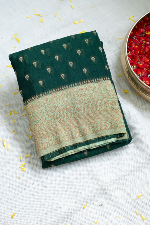 Day 6 Semi Banarasi Georgette Silk Saree-PA02120