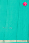 Pure Mysore Crepe Silk Saree-Double Checks-Deepwine And Aquablue-PA26523