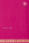 Pure Mysore Crepe Silk Saree-Gandaberunda Border-Deep Maroon And Pink-PA19895