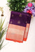 Pure Kanchipuram Silk Saree-Purple And Orange-PF75907