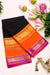 Pure Mysore Crepe Silk Saree -Black And Orange pink-PA01234