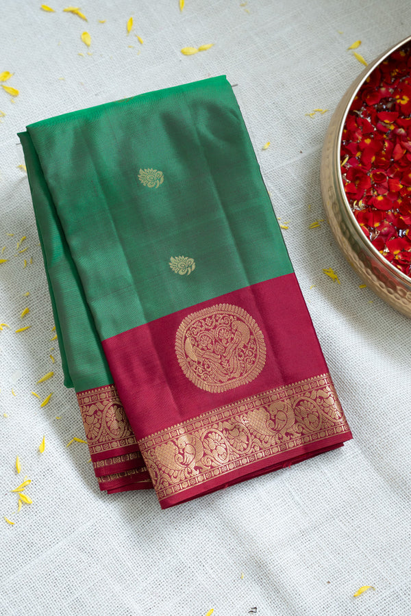 Day 6 Pure Kanchipuram Silk Saree-PA23523