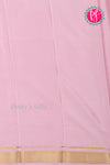 Pure Mysore Crepe Silk Saree-Soft Rose-PA26341