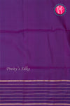 Kanchipuram Soft Silk Saree-Lightgreen And Purple- PA27323