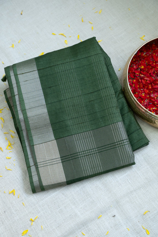 Day 6 Semi Raw Silk Saree-PA20036