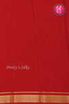 Pure Mysore Crepe Silk Saree-Red-PA26341