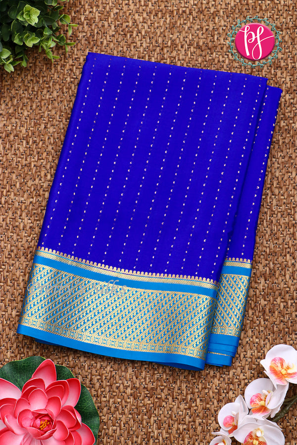 Pure Mysore Crepe Silk Saree -PF80211