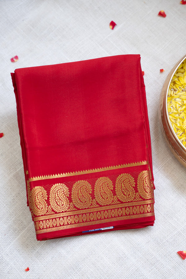 Day 3 Pure Mysore Crepe Silk Saree-PA20626