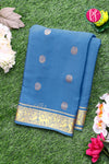 Pure Mysore Crepe Silk Saree-PF77430