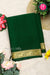 Pure Mysore Crepe Silk Saree-Bottlegreen-PA19804