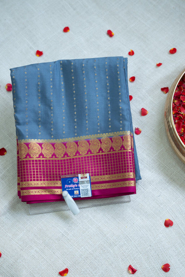 Day 7 Pure Mysore Crepe Silk Saree-PA15804