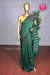PURE KADDI BANARASI GEORGETTE SILK SAREE-Bottlegreen-PA14778