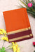 Pure Mysore Crepe Silk Saree -Rust orange And Maroon-PF86046