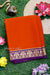 Pure Mysore Crepe Silk Saree-Gandaberunda Border-Rustorange And Purple-PA19895
