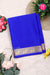 Pure Mysore Crepe Silk Saree-Royalblue-PA19804