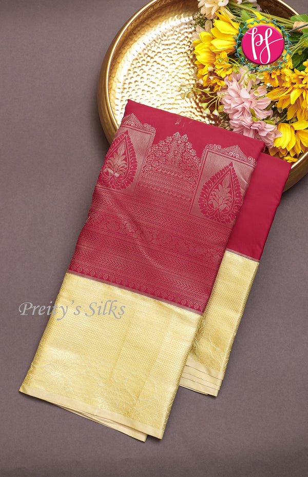 Semi Kanchipuram Silk Saree-PF60541