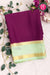 Pure Mysore Crepe Silk Saree -Light Wine And lightgreen-PF82497