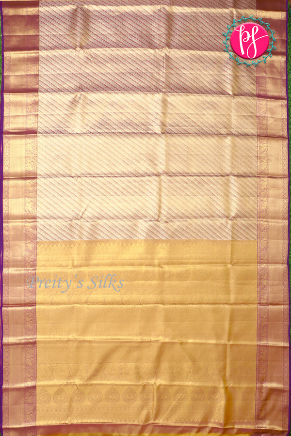 Pure Brocade Kanchipuram Silk Saree-PA26193
