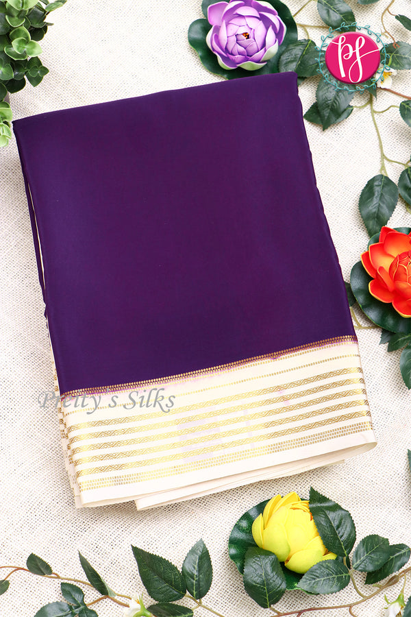 Premium Pure Mysore Crepe Silk Saree -PF80905