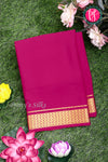 Pure Mysore Crepe Silk Saree-Mejentapink-PA20890
