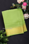 Pure Mysore Crepe Silk Saree -Pistagreen-PA01331