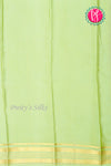 Pure Mysore Crepe Silk Saree-Purple And Pastelgreen-PA29002