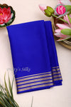 Pure Mysore Crepe Silk Saree -Royalblue-PA03145
