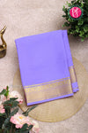 Pure Mysore Crepe Silk Saree-Light Pastel Lavender-PF84310