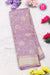 PURE KADDI BANARASI GEORGETTE SILK SAREE-Pastellavender-PA23868
