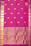 Pure Kanchipuram Silk Saree-MejentaPink-PA39434