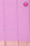 Pure Mysore Crepe Silk Saree-Pastel Pink-PA33665