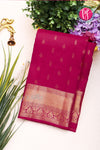 Pure Kanchipuram Silk Saree-Mejentapink-PA04342