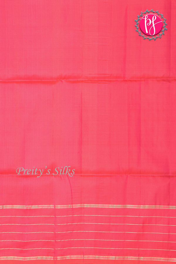 Kanchipuram Soft Silk Saree-Bottlegreen And KanakambaraPinkPA27323