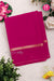 Pure Mysore Crepe Silk Saree-Rich Magentapink-PA19482