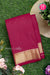 Pure Kanchipuram Silk Saree-Deep Dark Pink-PA20310