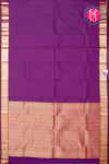 Pure Kanchipuram Silk Saree-Purple-PA34518