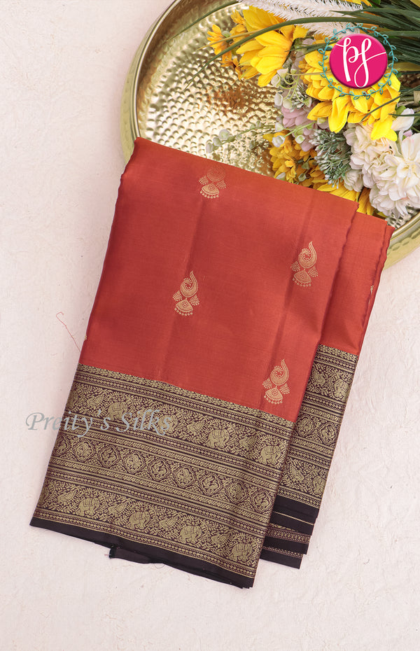Pure Kanchipuram Silk Saree-PF47887