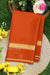 Pure Mysore Crepe Silk Saree-Rust-PA21800