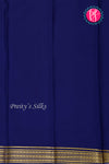 Pure Mysore Crepe Silk Saree-Navyblue- PA33665