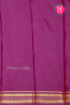 Pure Mysore Crepe Silk Saree-Olivegreen And Purple-PA29023