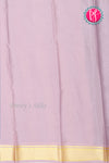 Pure Mysore Crepe Silk Saree-Tealblue And Lightgrey-PA22389
